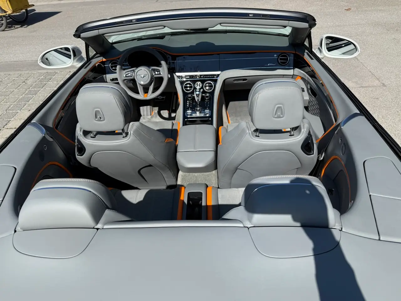Bentley Continental GTC Speed 2025, interior — Sports Car Rental Germany, Germany. Open-top touring for coastal roads and long drives