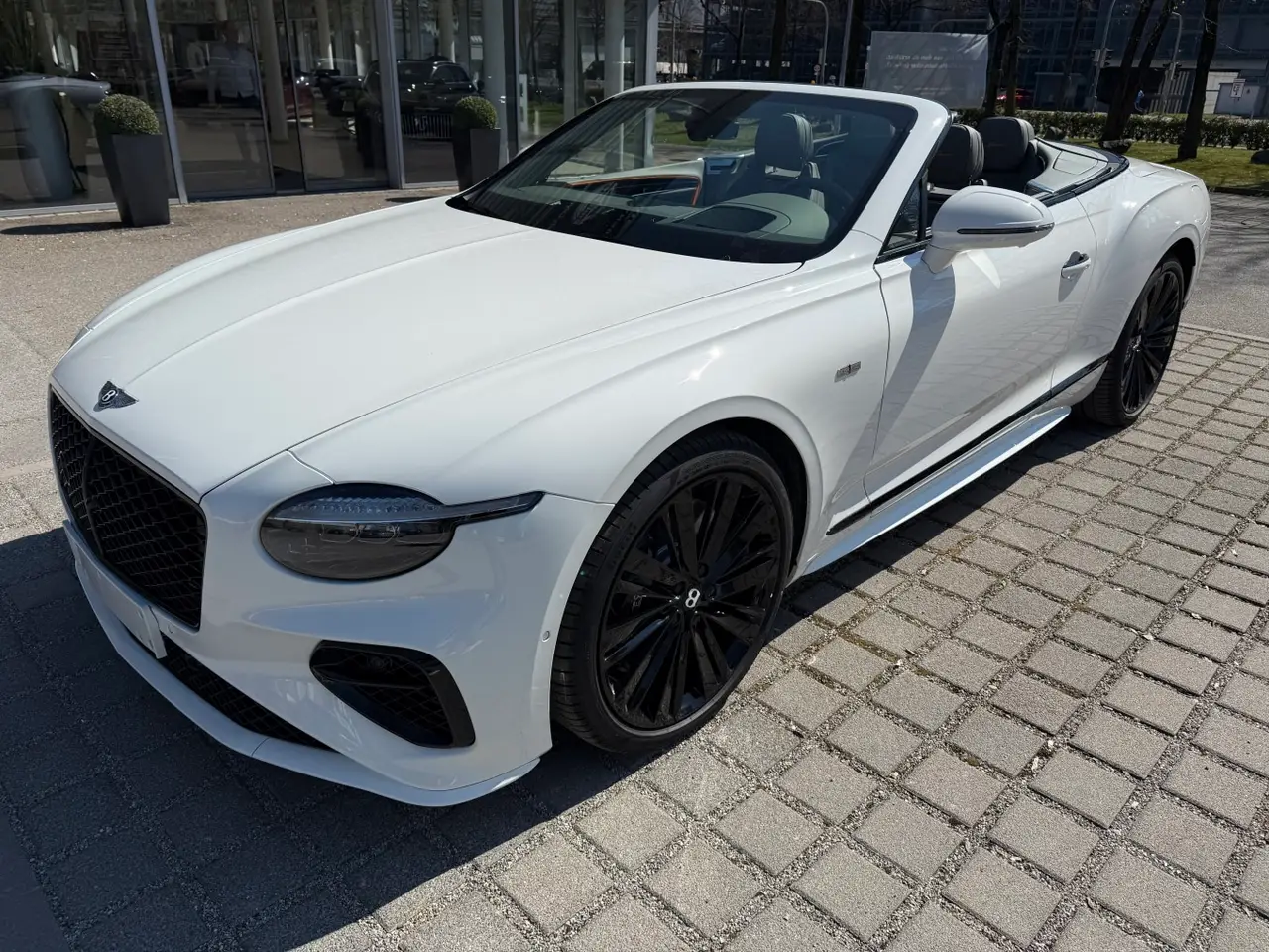 Bentley Continental GTC Speed 2025, dashboard — Sports Car Rental Germany, Germany. Open-top touring for coastal roads and long drives