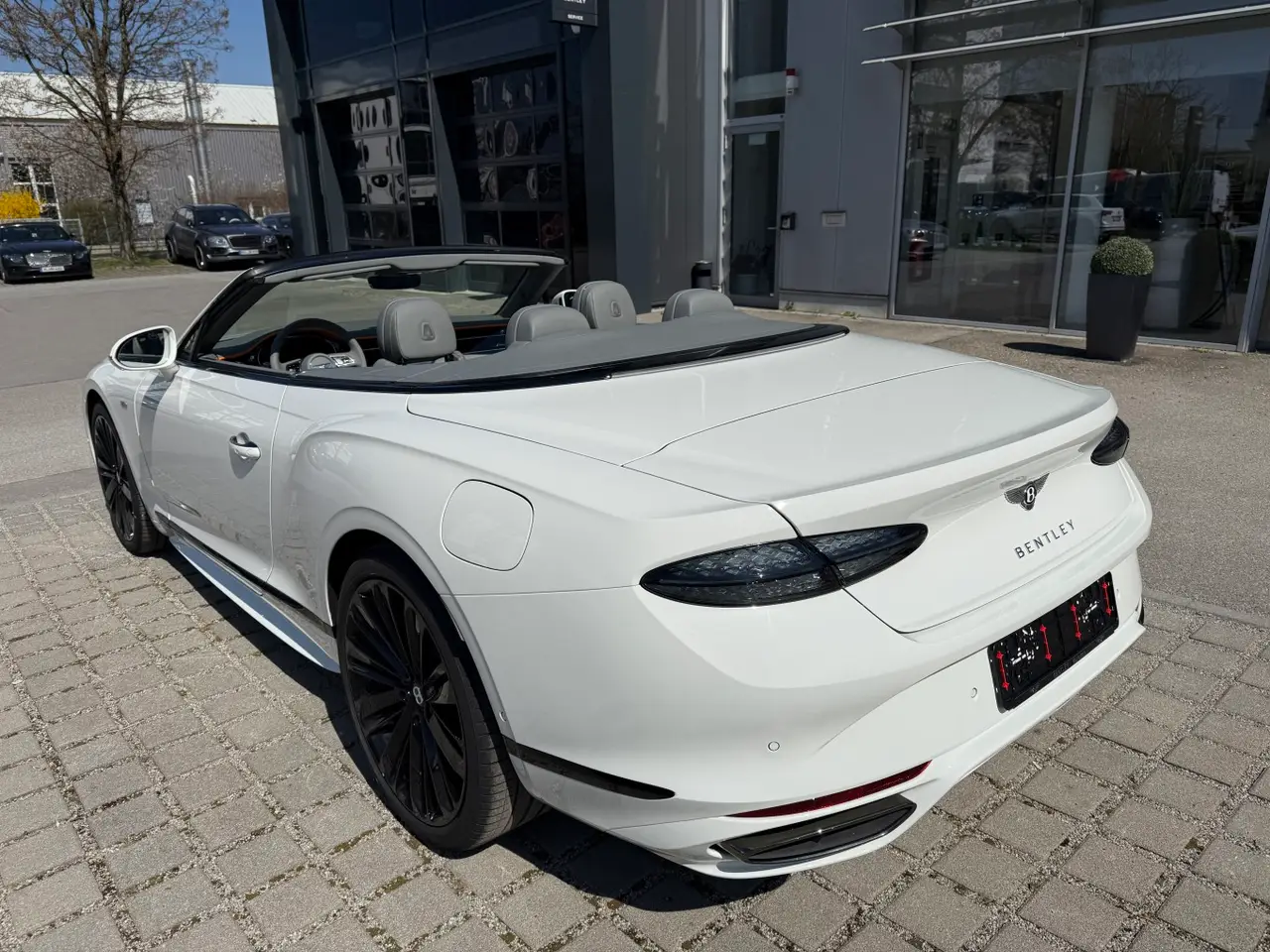 Bentley Continental GTC Speed 2025, side profile — Sports Car Rental Germany, Germany. Open-top touring for coastal roads and long drives