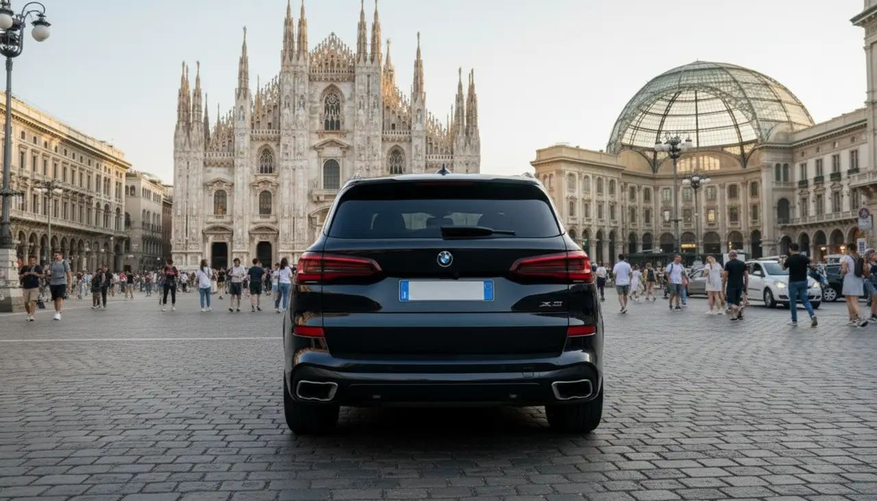 BMW X5 4.0i M 2025, front view — Sports Car Rental Germany, Germany. Effortless power for family trips across Germany's countryside