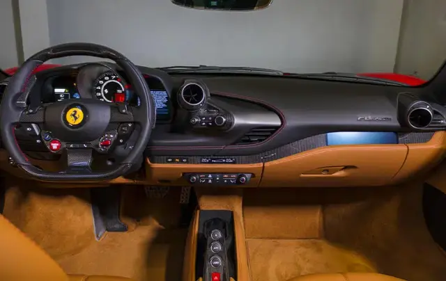 Ferrari F8 Tributo Spider Red 2023 — Sports Car Rental Germany, Germany