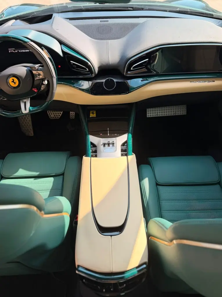 Ferrari Purosangue Atelier 2025, exterior — Sports Car Rental Germany, Germany. Four seats, mountain roads, effortless family arrivals