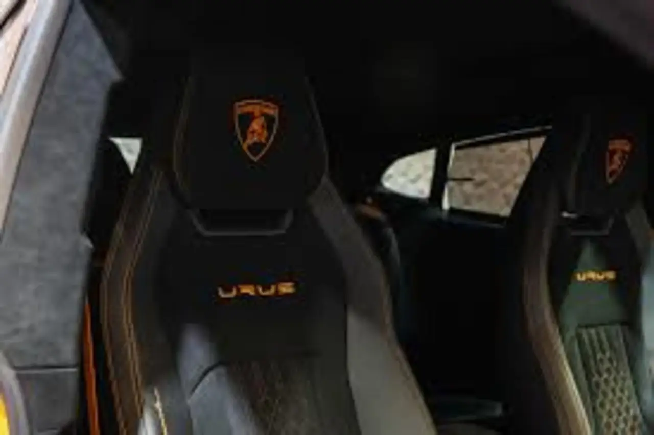Lamborghini Urus S 2024, rear view — Sports Car Rental Germany, Germany. Mountain passes and city gates, same composure