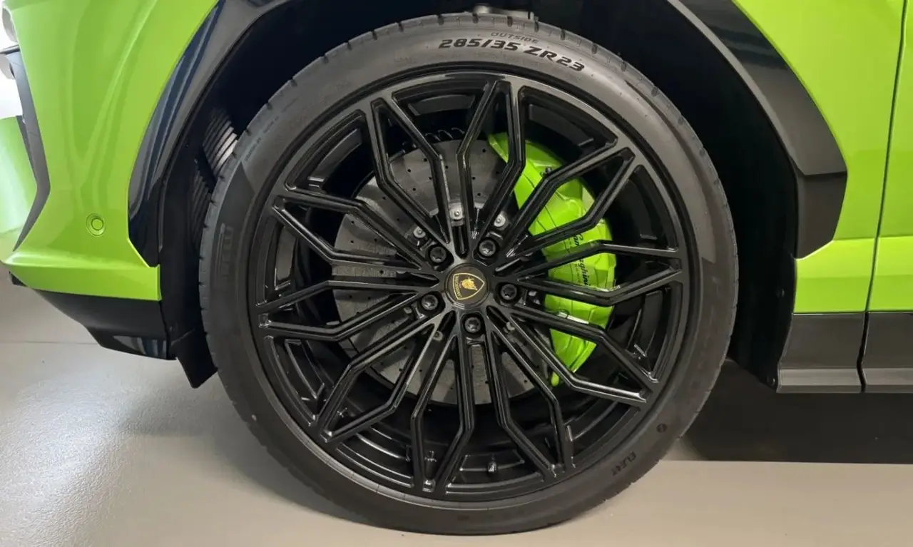 Lamborghini Urus SE 2026, exterior — Sports Car Rental Germany, Germany. Autobahn mornings, mountain curves, effortless hybrid power