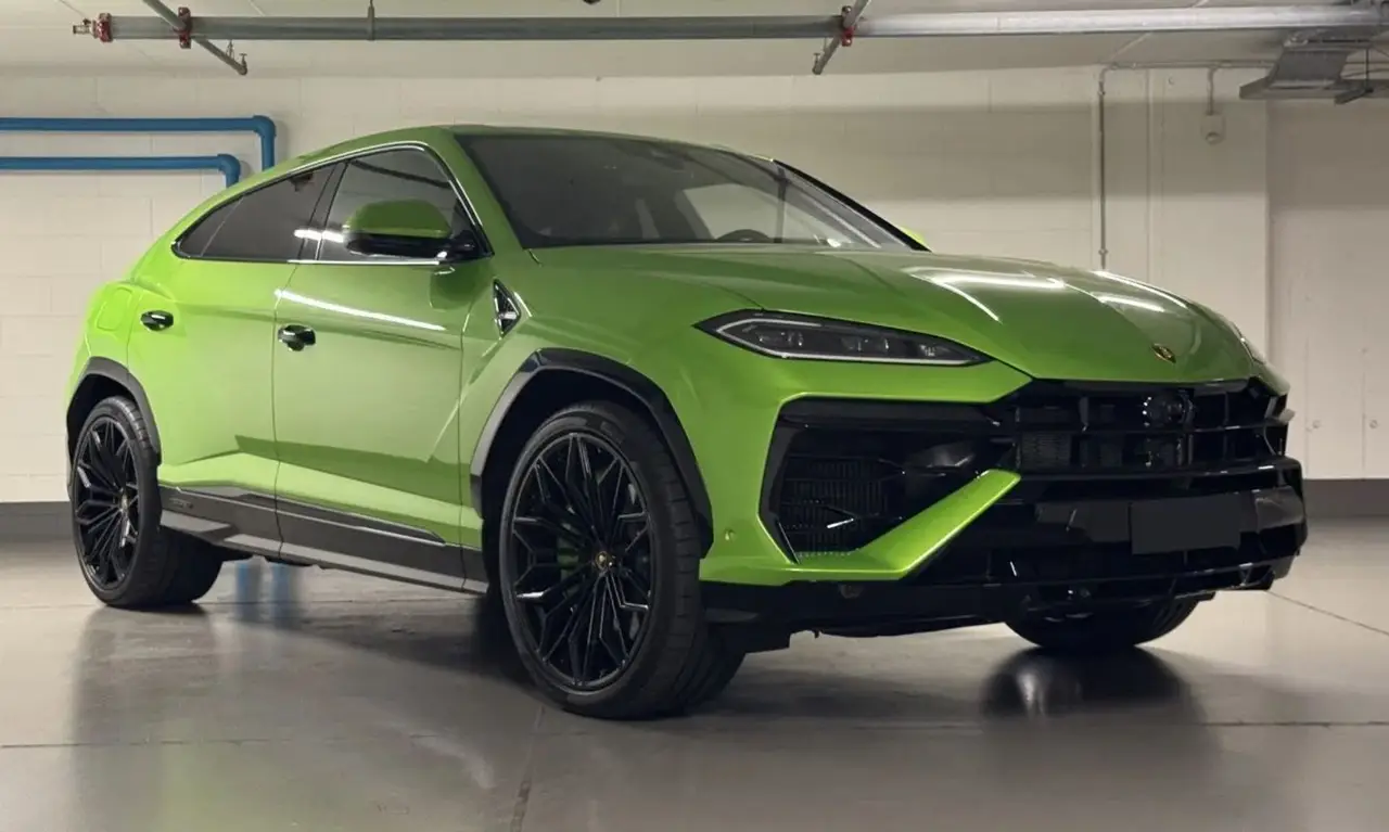 Lamborghini Urus SE 2026 — Sports Car Rental Germany, Germany. Autobahn mornings, mountain curves, effortless hybrid power