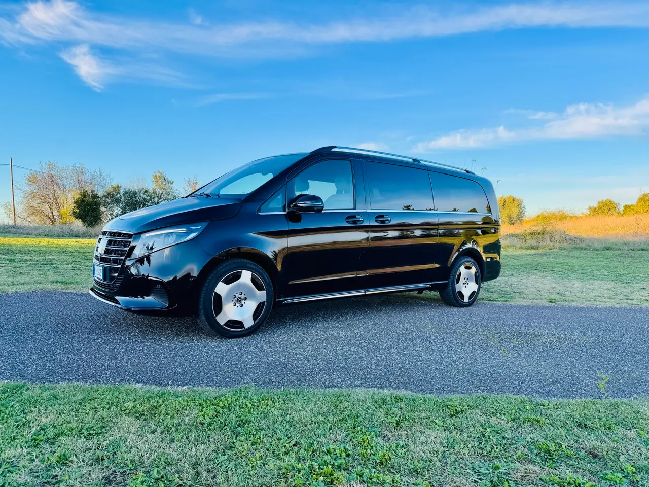 Mercedes Benz V300 4x4 XL Exclusive 7 seats 2025 — Sports Car Rental Germany, Germany. Seven passengers, one seamless airport-to-hotel handover
