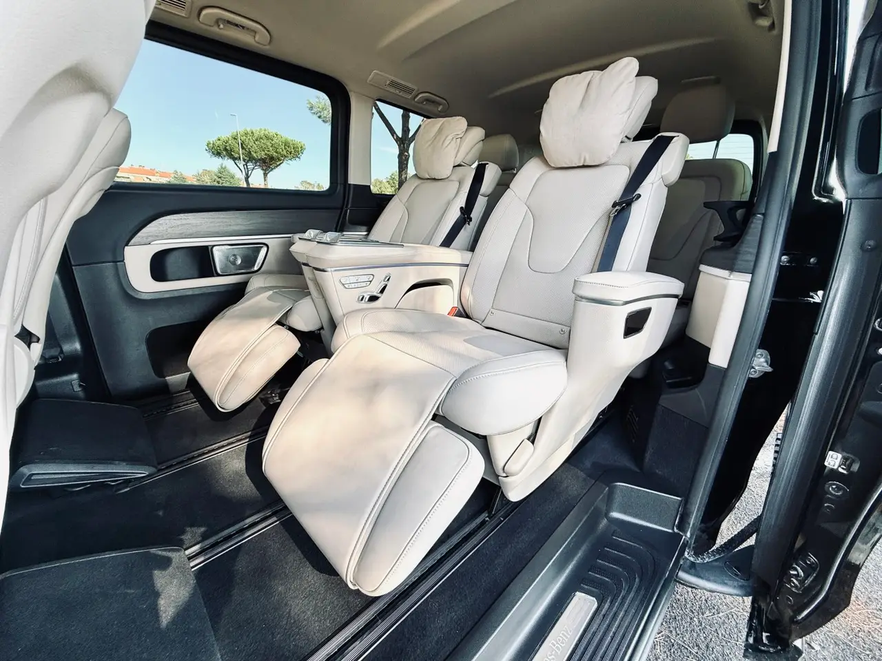 Mercedes Benz V300 4x4 XL VIP (Captain, 7 seat) 2025, exterior — Sports Car Rental Germany, Germany. Discreet Chauffeured Comfort For Executive Airport Transfers