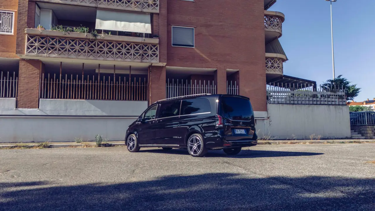 Mercedes Benz V300 4x4 XL VIP (Captain, 7 seat) 2025, interior — Sports Car Rental Germany, Germany. Discreet Chauffeured Comfort For Executive Airport Transfers