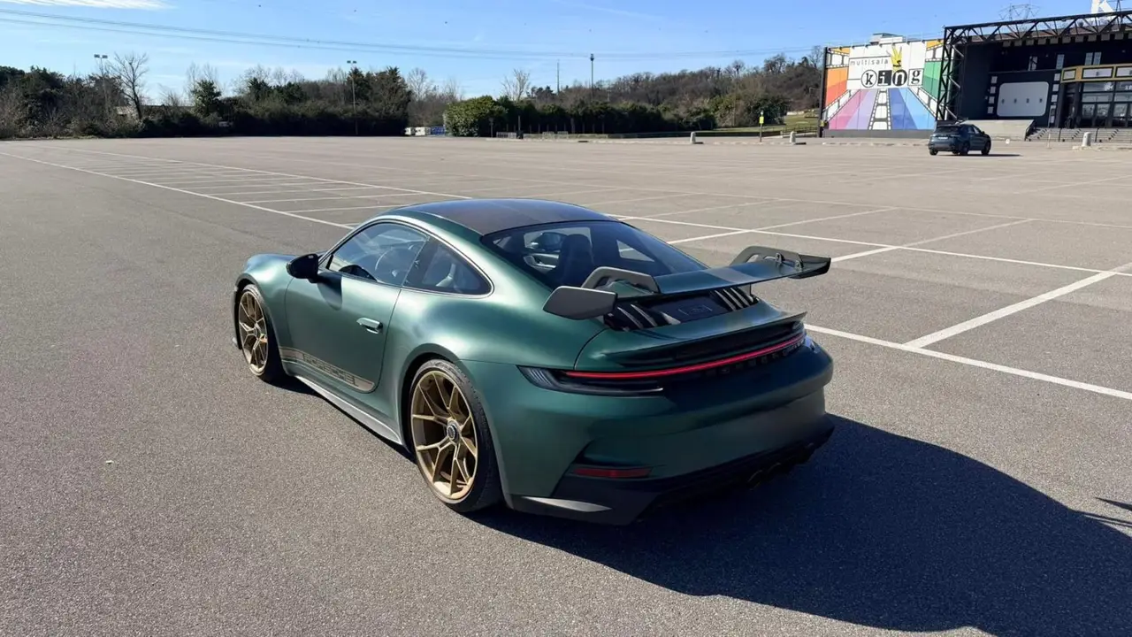 Porsche 911 GT3 2026, Frontansicht — Sports Car Rental Germany, Germany. Kurvenreiche Pässe, ein Fahrgefühl ohne Kompromisse
