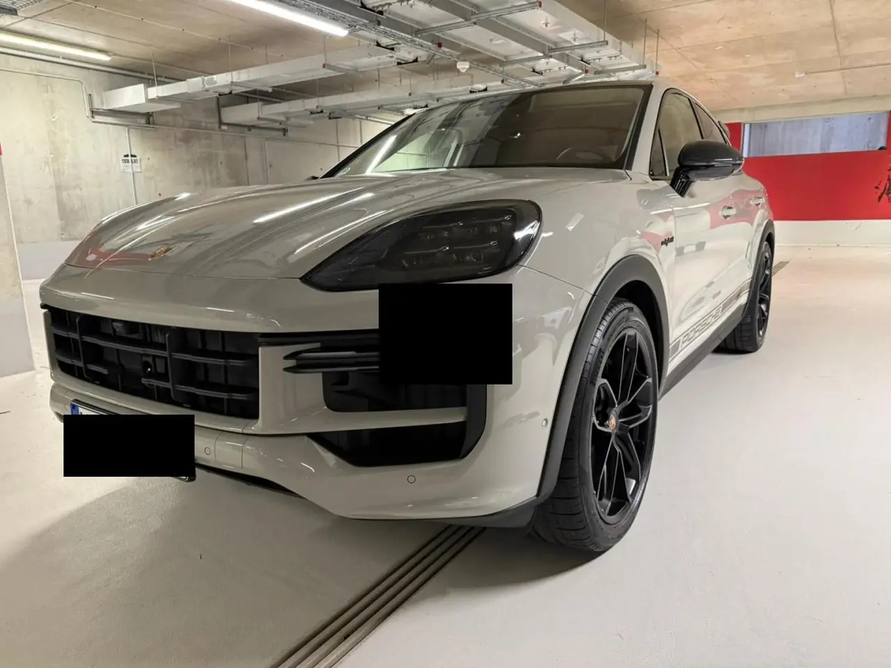 Porsche Cayenne Turbo E-Hybrid Coupé GT 2026, exterior — Sports Car Rental Germany, Germany. Silent power for autobahn dawns and mountain switchbacks
