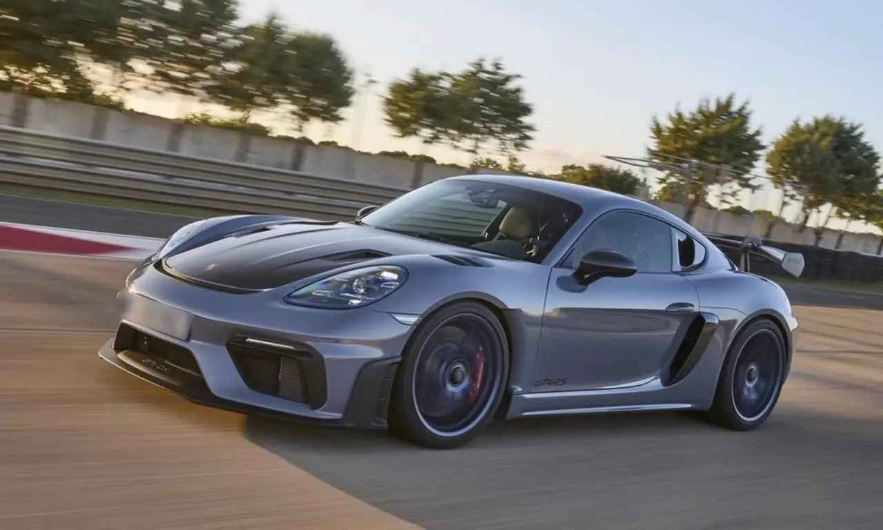 Porsche GT4 RS 2024, rear view — Sports Car Rental Germany, Germany. Built for apex hunting on Germany's mountain curves