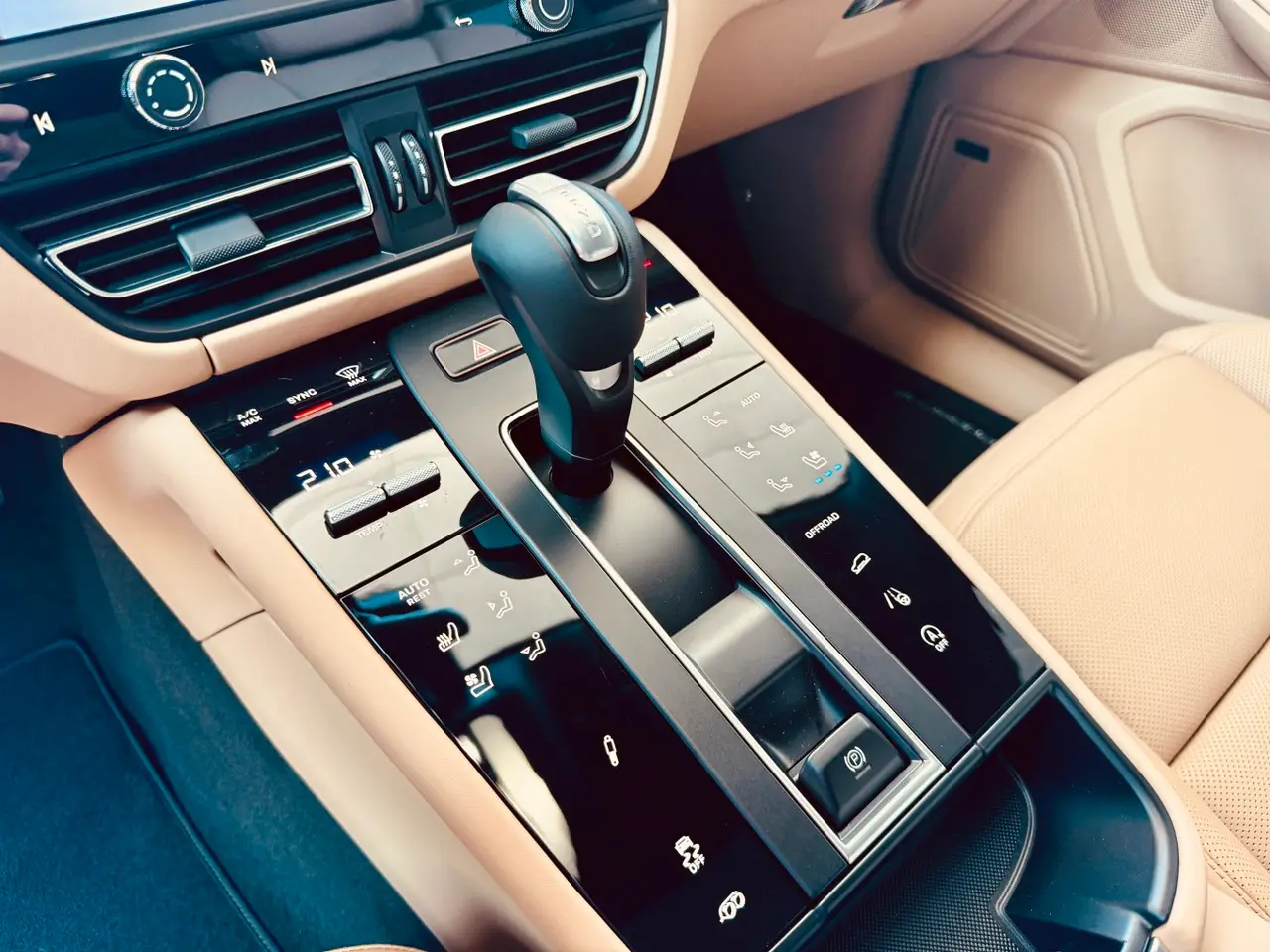 Porsche Macan 2024, interior — Sports Car Rental Germany, Germany. Sharp handling for winding roads and city transfers