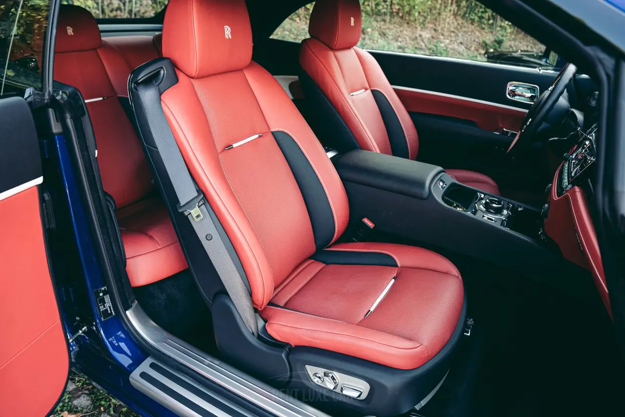 Rolls-Royce Dawn 2022, rear view — Sports Car Rental Germany, Germany. Top down for slow coastal evenings and arrivals