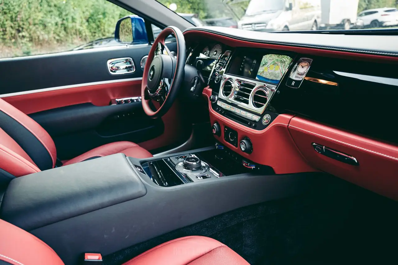 Rolls-Royce Dawn 2022, interior — Sports Car Rental Germany, Germany. Top down for slow coastal evenings and arrivals